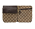 GG Pattern Web Stripe Belt Bag, front view